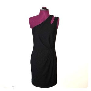 ❌SOLD❌Black One Shoulder Dress